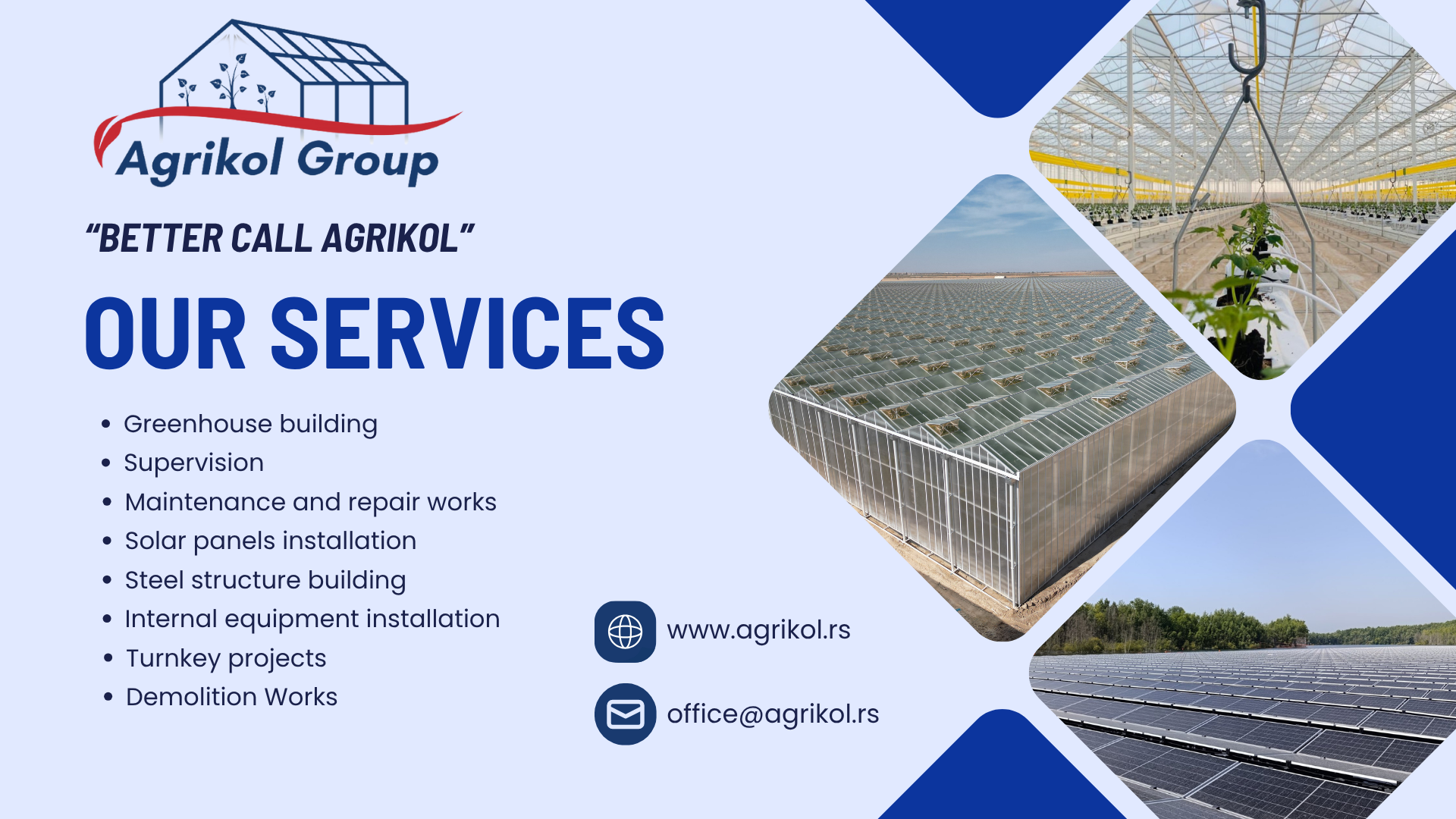 Agrikol Group: Professional Installation & Construction Services for Modern Agriculture
